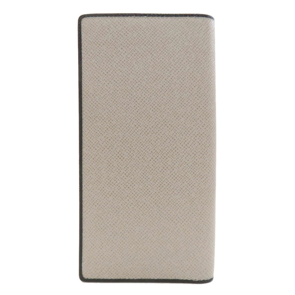 Louis Vuitton Taiga Portefeuille Brazza Wallet coin Long Leather Black